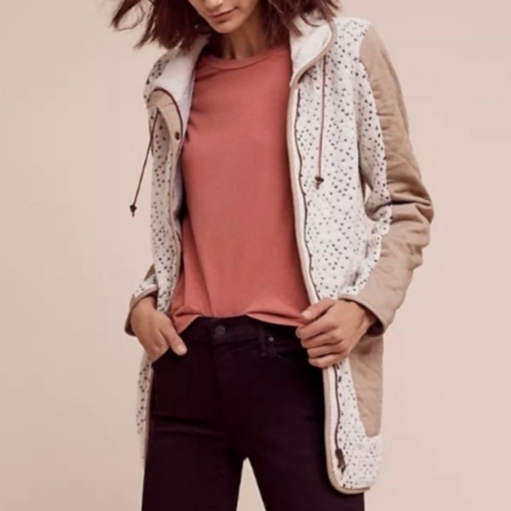 ANTHROPOLOGIE Sleeping On Snow Lake Placid Jacket Coat
